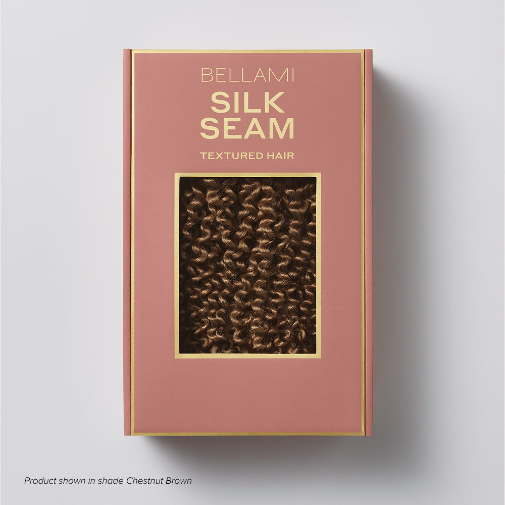 Silk Seam™ Textured Clip-In, Dark Brown 3C
