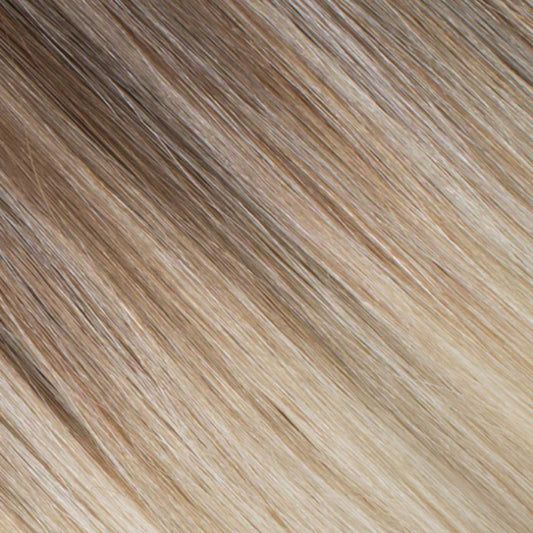 Silk Seam™ Volumizing Weft Clip-In, Ash Brown/Ash Blonde