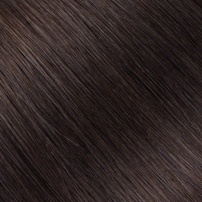 Silk Seam™ Volumizing Weft Clip-In, Mochachino Brown