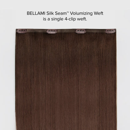 Silk Seam™ Volumizing Weft Clip-In, Spiced Crimson