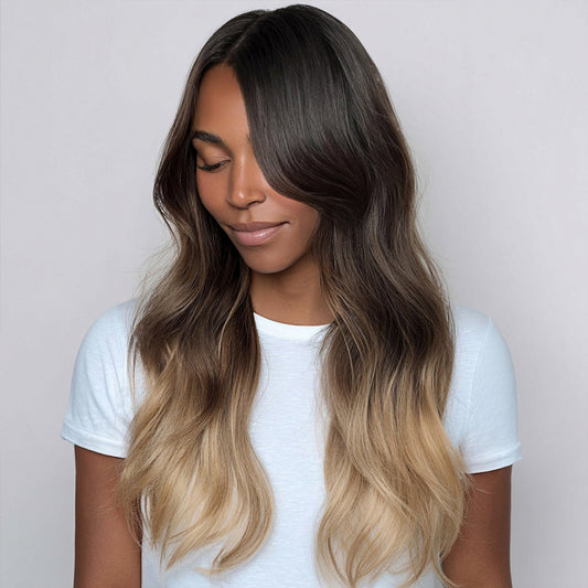 Silk Seam™ Clip-In, Dark Brown/Dirty Blonde