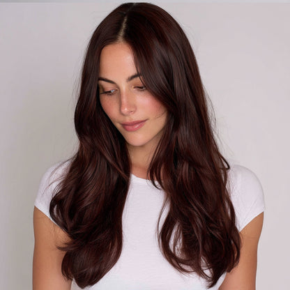 Silk Seam™ Clip-In, Dark Maple Brown