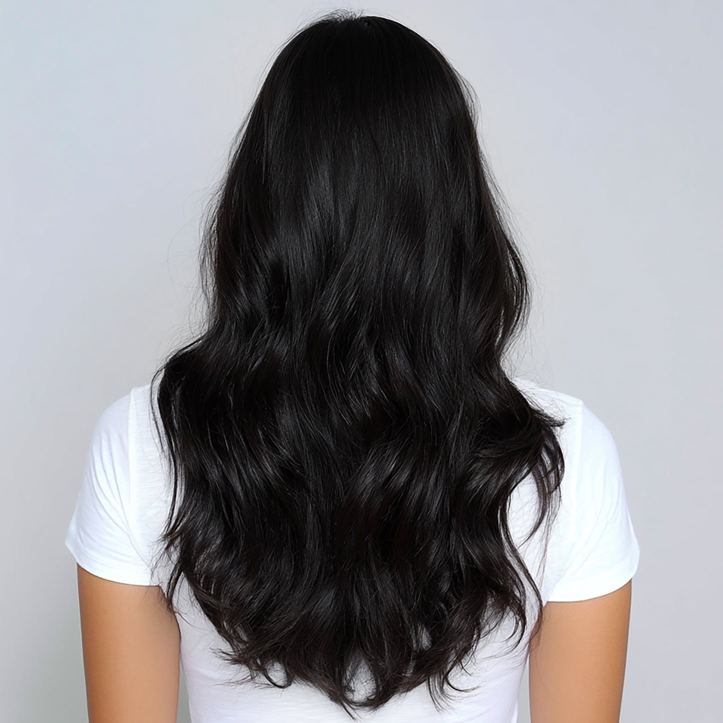 Silk Seam™ Clip-In, Off Black