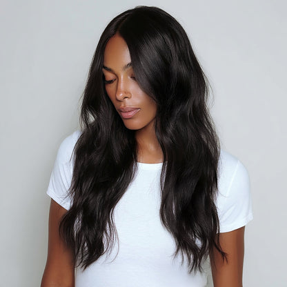 Silk Seam™ Clip-In, Off Black