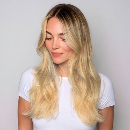 Silk Seam™ Clip-In, Cool Brown/Butter Blonde