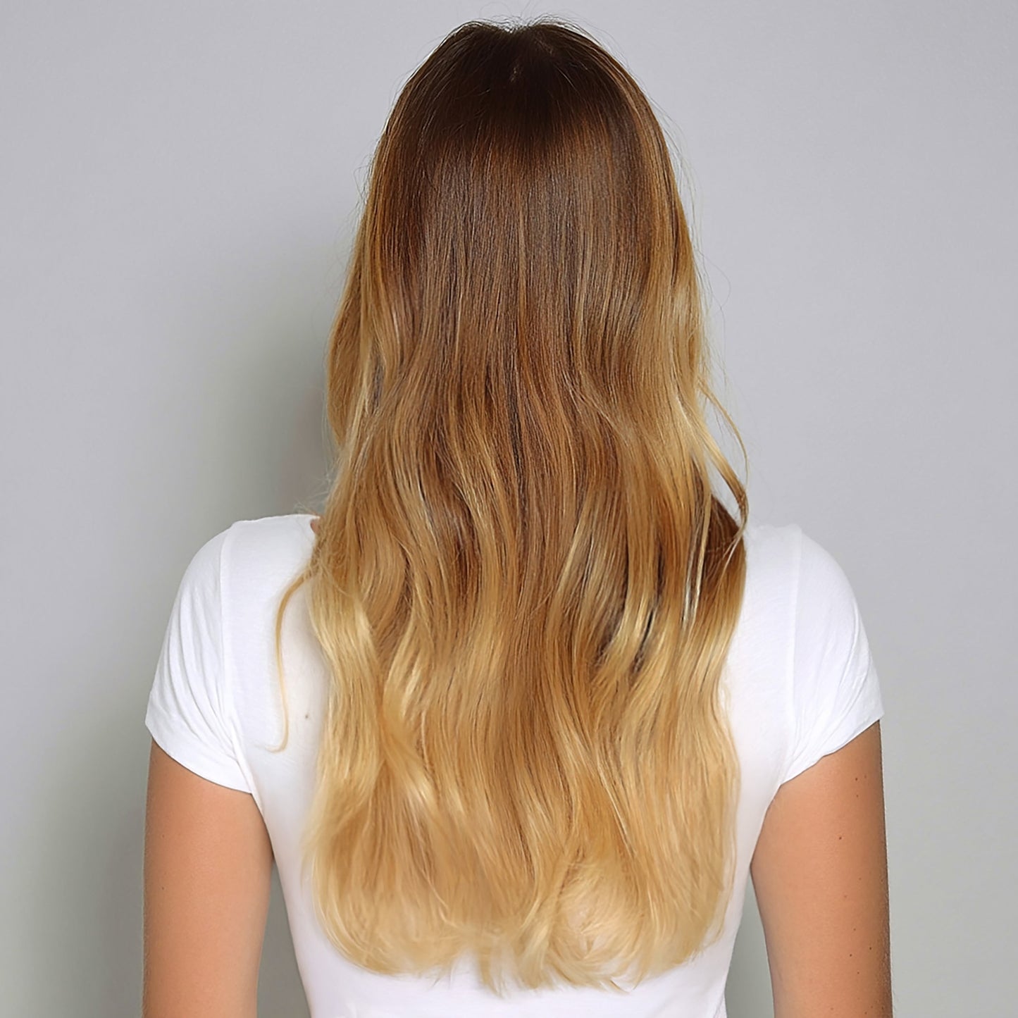 Silk Seam™ Clip-In, Warm Brown/Honey Blonde