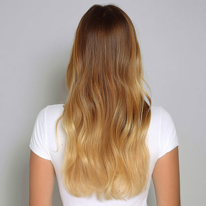 Silk Seam™ Clip-In, Warm Brown/Honey Blonde