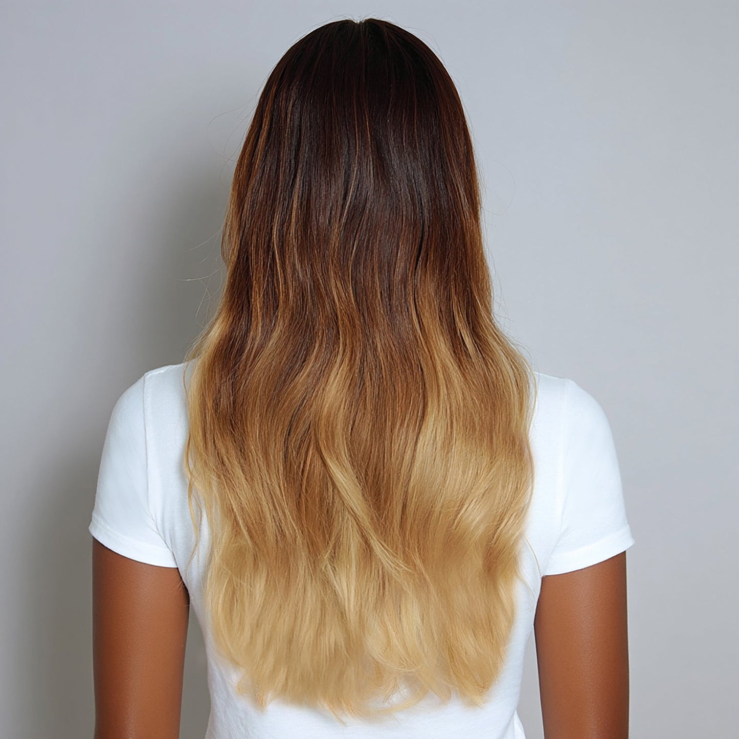 Silk Seam™ Clip-In, Warm Brown/Honey Blonde