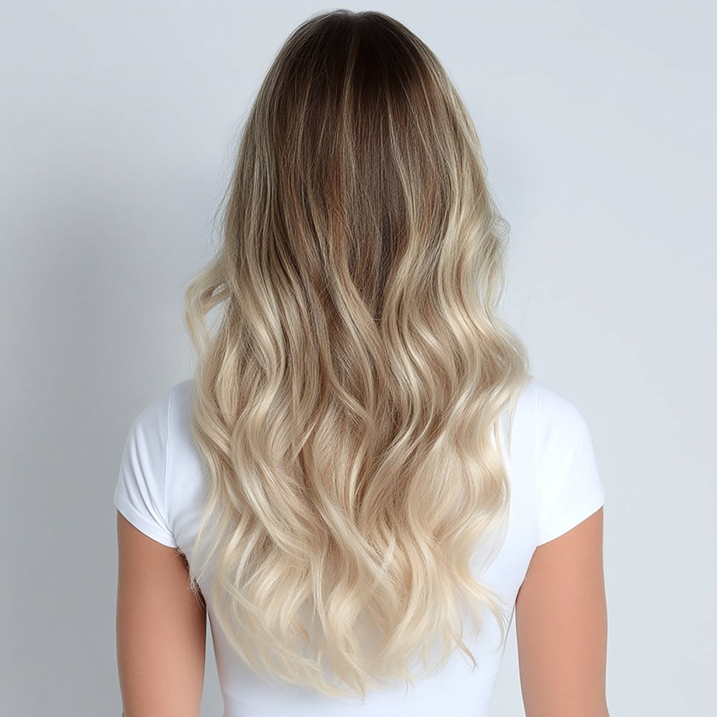 Silk Seam™ Clip-In, White Mocha