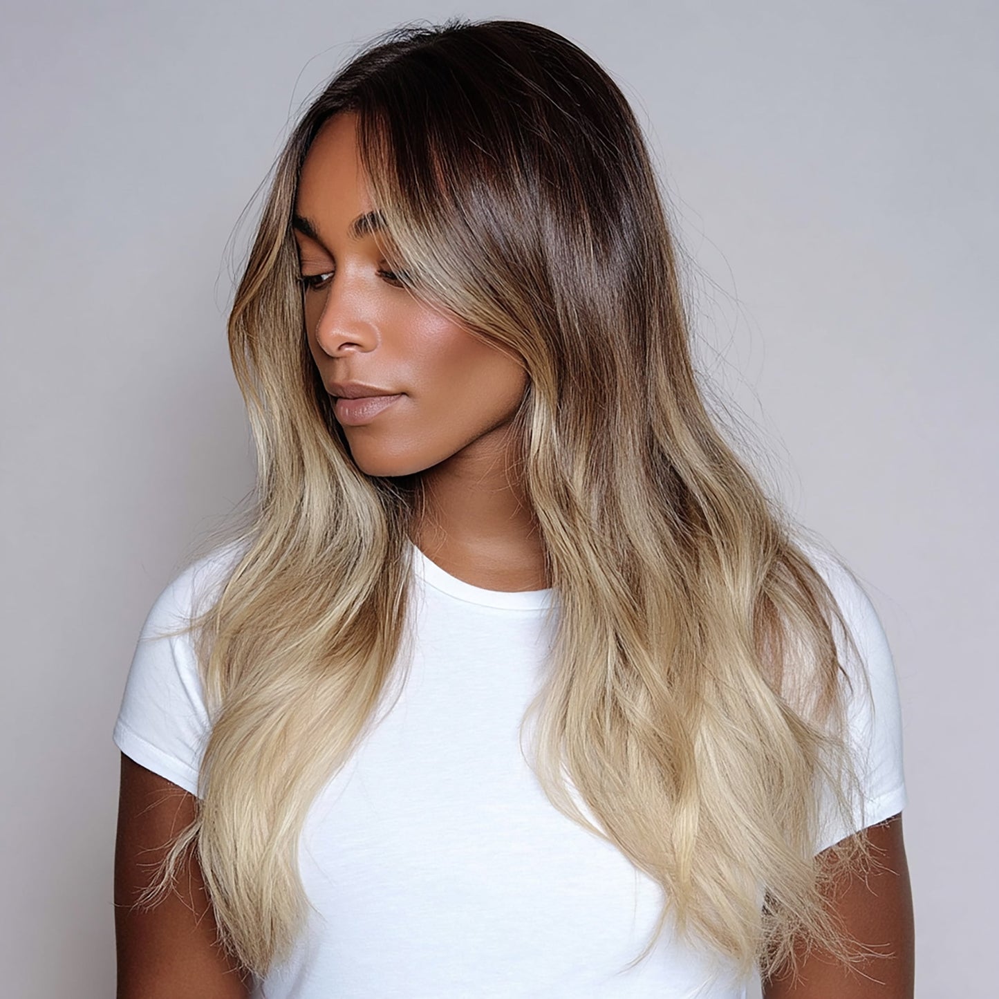 Silk Seam™ Clip-In, White Mocha