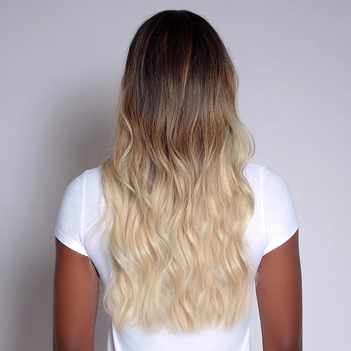 Silk Seam™ Clip-In, White Mocha